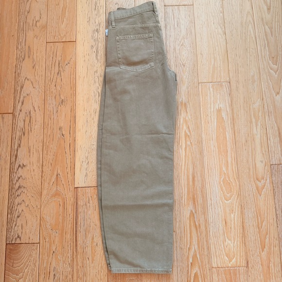 GAP Women's High Rise Barrel Relaxed Hip & Thigh Tan Jeans - NWT - 27-4 - Picture 7 of 7